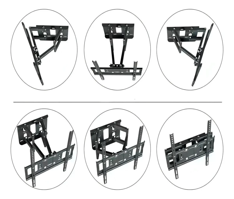 SOPORTE MOVIL DOBLE BRAZO PARA TELEVISORES DE 32 A 70 PULGADAS - 4