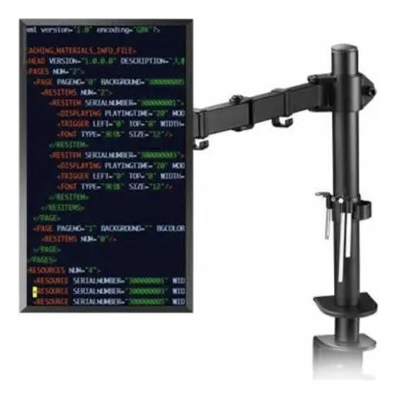 SOPORTE ARTICULADO PARA MONITOR DE 13 A 27 PULGADAS - 1