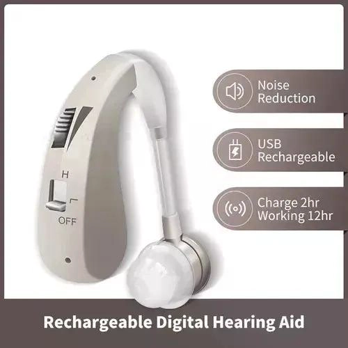 AUDIFONO RECARGABLE DIGITAL CON AMPLIFICADOR DE SONIDO - 3