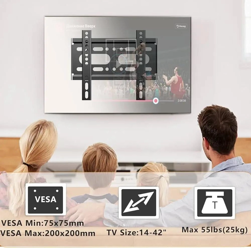 SOPORTE DE PARED FIJO PARA TELEVISORES DE 14 A 42 PULGADAS - 2