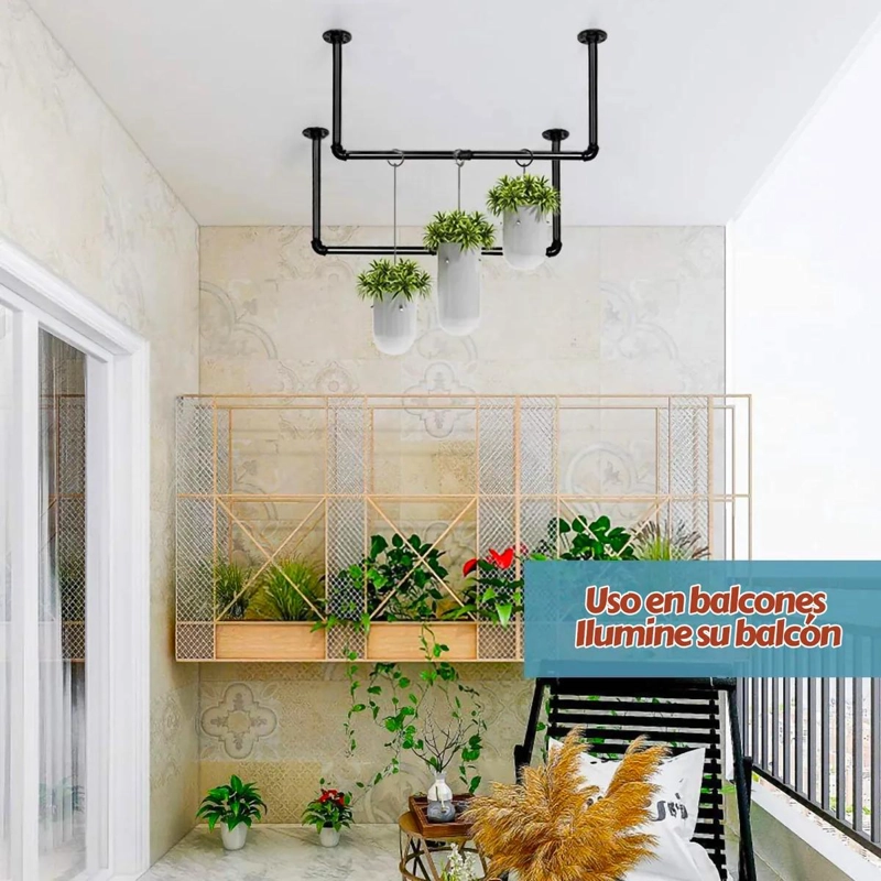PERCHERO INDUSTRIAL VINTAGE DE PARED PARA ARMARIO Y BAÑO - 9
