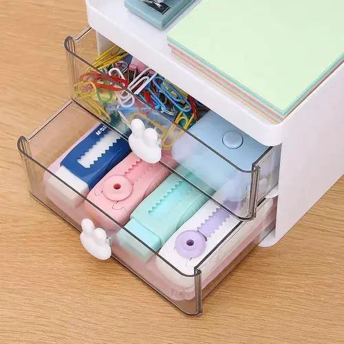 ORGANIZADOR DE ESCRITORIO COMPACTO CON CAJONES PRACTICOS - 2