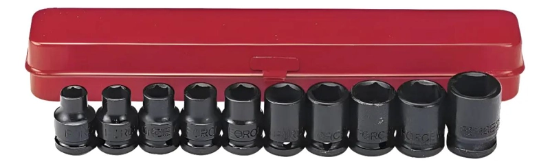 JUEGO DE DADOS 10 PIEZAS 11-24 MM - 1