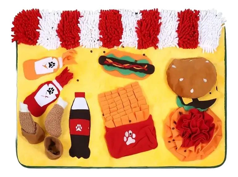 ALFOMBRILLA INTERACTIVA DE OLFATEO PARA PERROS DE 80X60 CM - 1