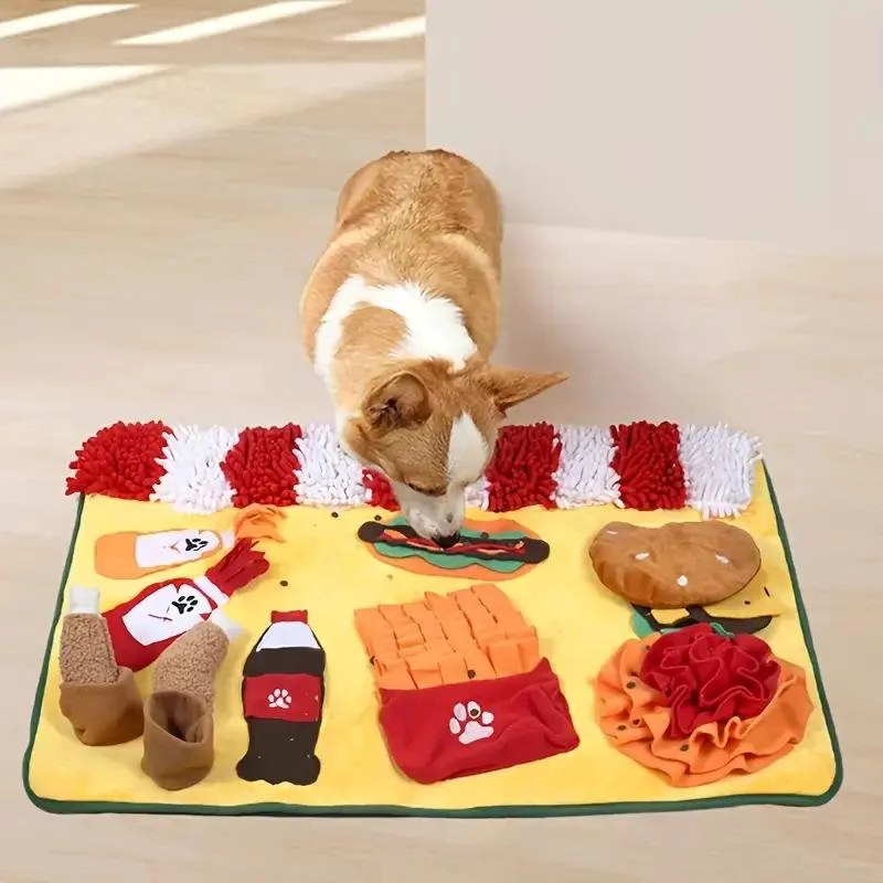ALFOMBRILLA INTERACTIVA DE OLFATEO PARA PERROS DE 80X60 CM - 3
