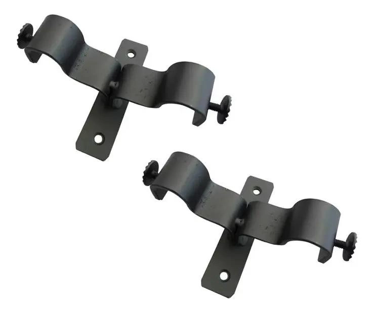 PACK DE 2 SOPORTES DOBLE DE TECHO PARA BARRAS DE CORTINA - 2
