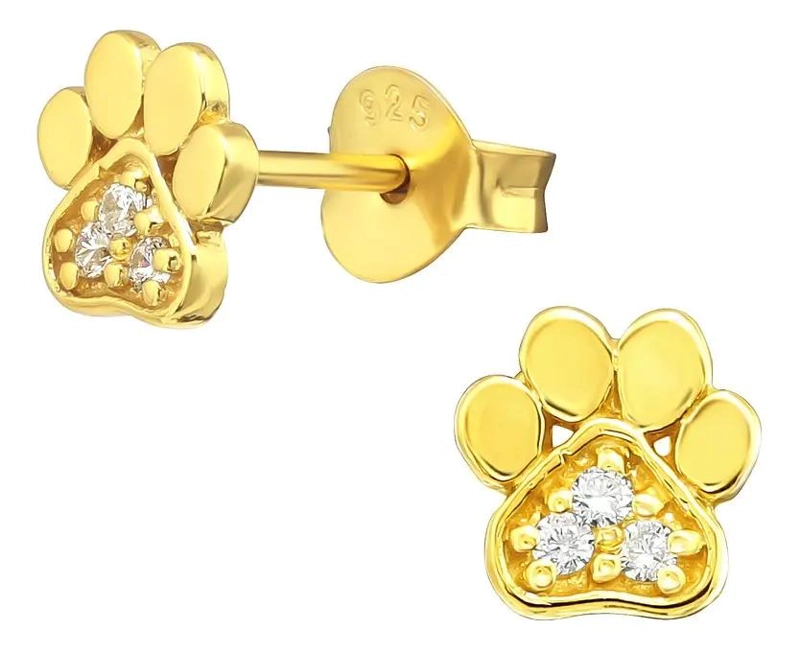 AROS DORADOS DE PLATA 925 PARA PERFORACIONES MULTIPLES - 1