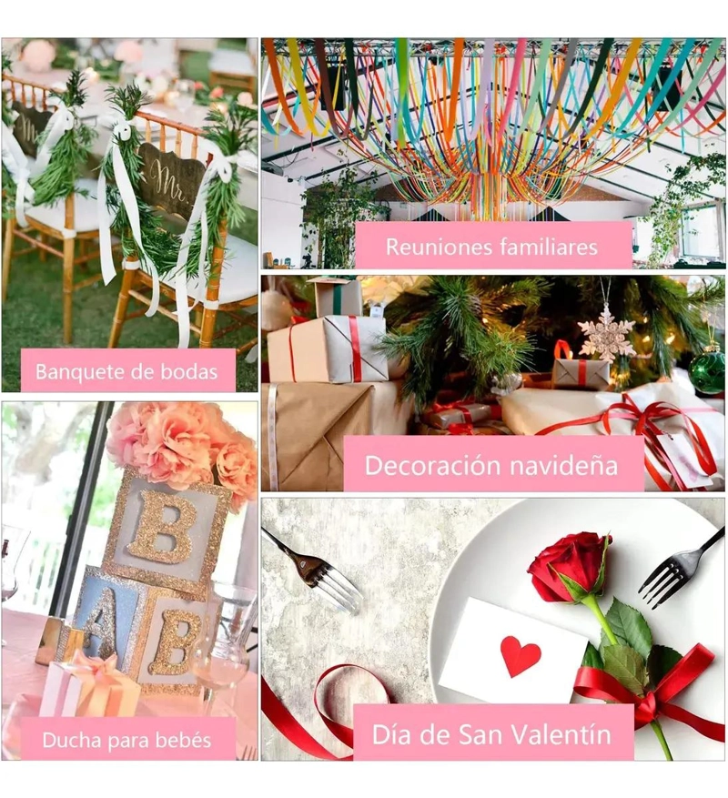 JUEGO DE 12 CAJAS DE ALMACENAMIENTO CON CINTA DECORATIVA - 10