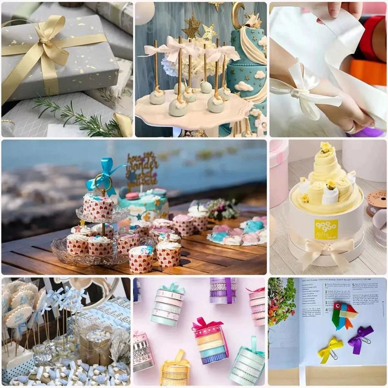 JUEGO DE 12 CAJAS DE ALMACENAMIENTO CON CINTA DECORATIVA - 9