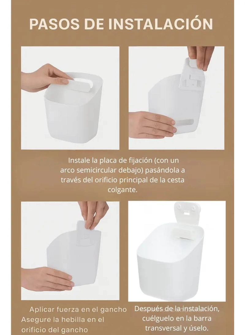 ORGANIZADOR MULTIFUNCIONAL PARA BAÑO Y MAQUILLAJE CON ESTANTES - 4