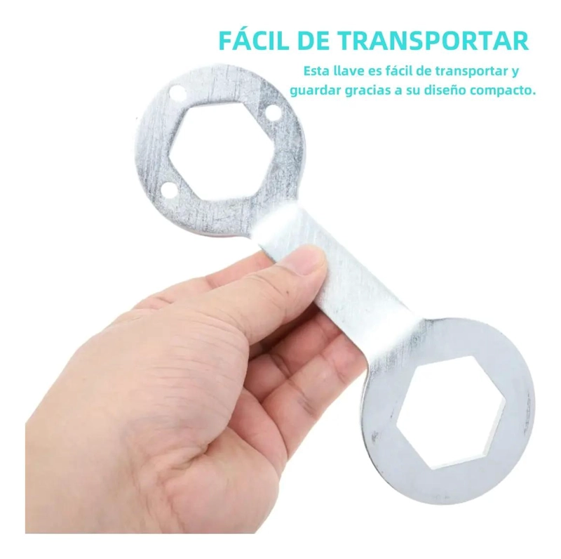 LLAVE DE APRIETE FIJA CROMADA 36MM/38MM - 5