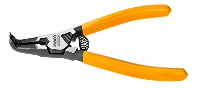 ALICATE CURVO DE 180MM PARA SEGUROS SEEGER - 1