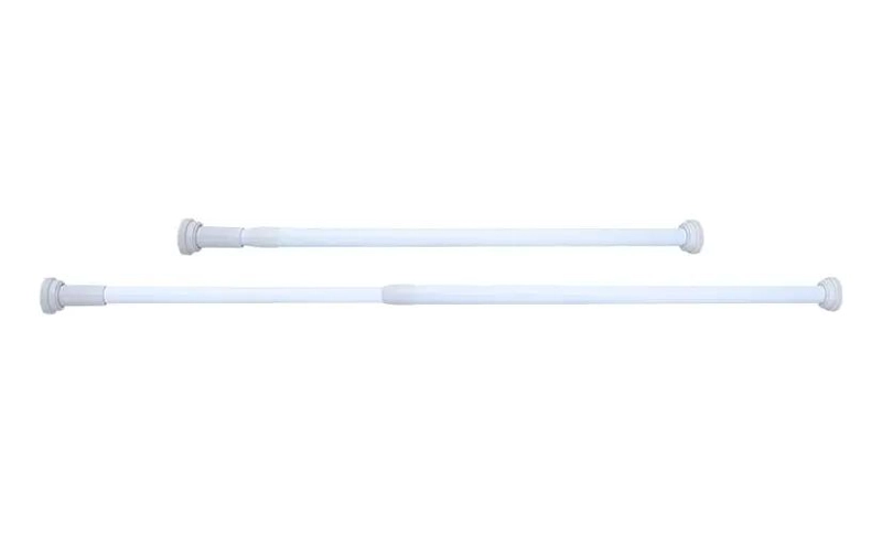 BARRA EXTENSIBLE PARA CORTINA DE BAÑO AJUSTABLE 70-120 CM - 3