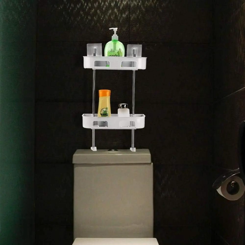 ORGANIZADOR DE COSME TICOS DE DOBLE NIVEL PARA BAÑO Y COCINA - 6