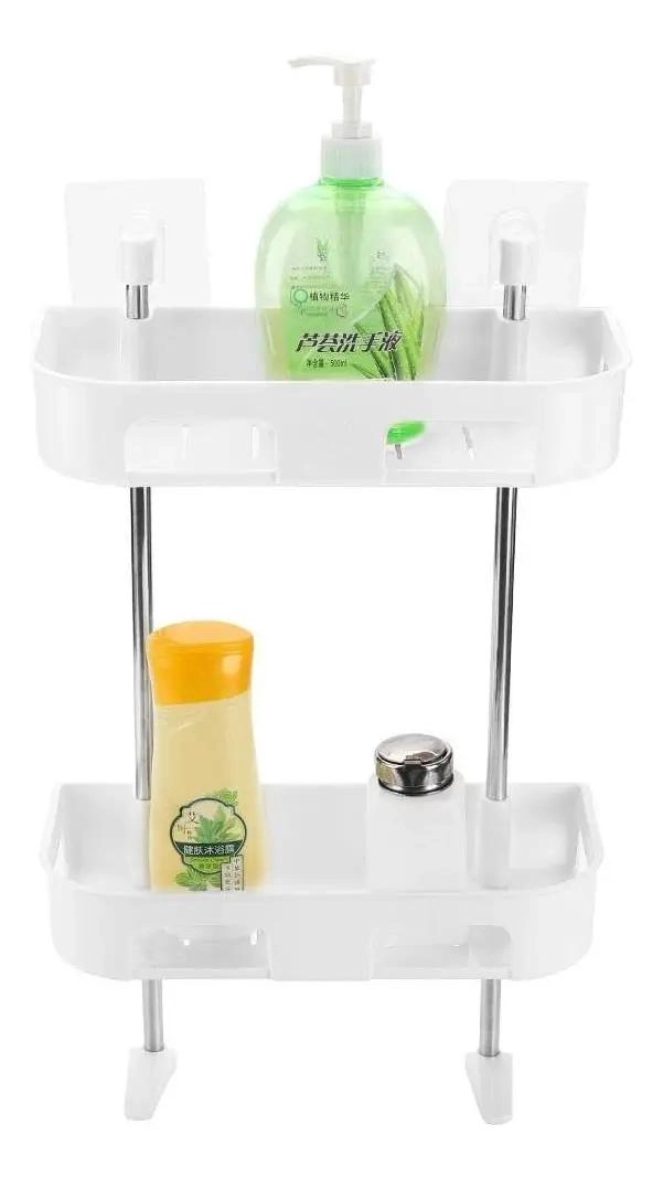 ORGANIZADOR DE COSME TICOS DE DOBLE NIVEL PARA BAÑO Y COCINA - 8