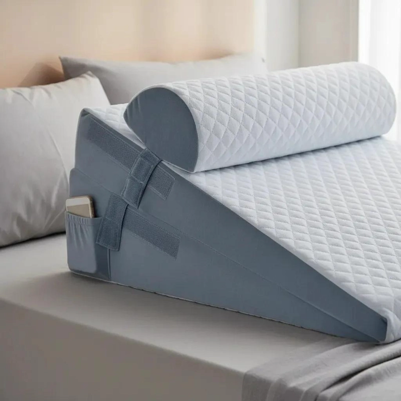 COJIN ERGONOMICO VISCOELASTICO ANTIRREFLUJO PARA ADULTOS CON SOPORTE AJUSTABLE - 9