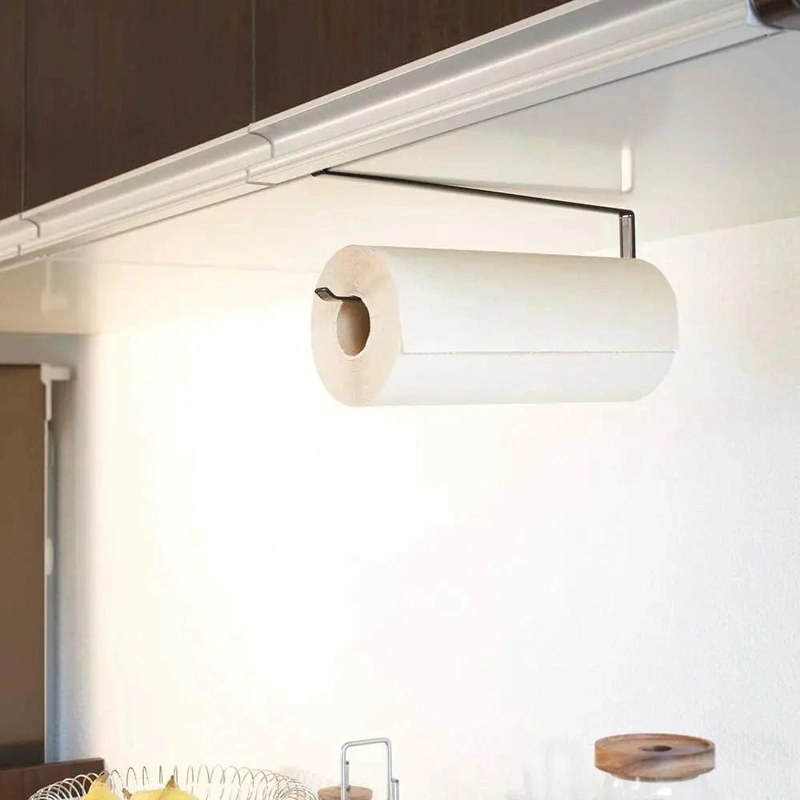 PORTA TOALLA COLGANTE NEGRO PARA COCINA CON DISEÑO MODERNO - 1