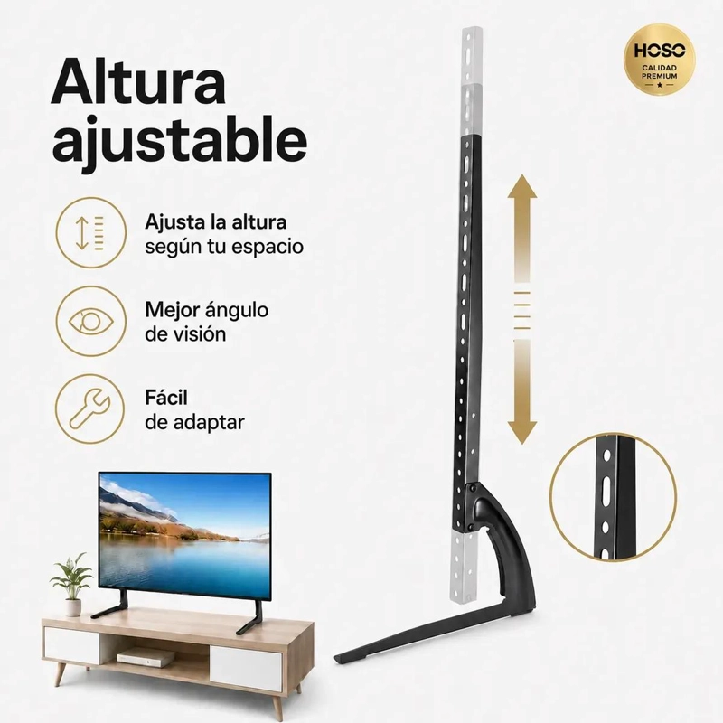 SOPORTE UNIVERSAL DE MESA PARA TELEVISORES DE 37 A 75 PULGADAS - 2