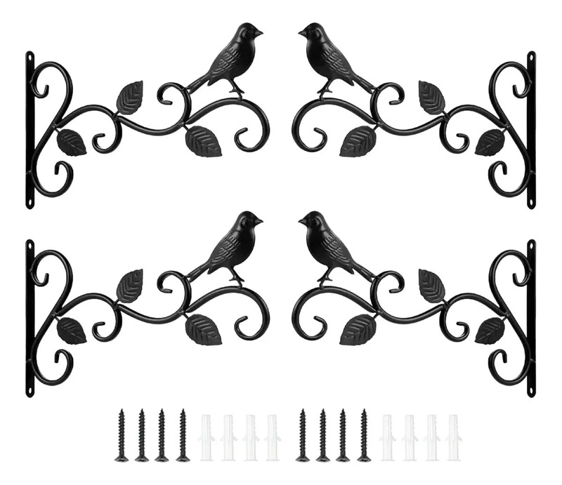 GANCHOS DECORATIVOS DE PARED PARA COLGAR PLANTAS Y ACCESORIOS - 1