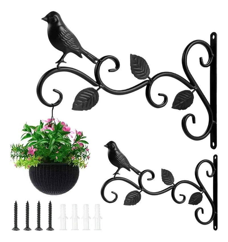 GANCHOS DECORATIVOS DE PARED PARA COLGAR PLANTAS Y ACCESORIOS - 10