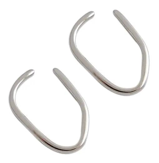 ARO CUFF A PRESION EN PLATA 925 CON BAÑO DE RODIO - 1