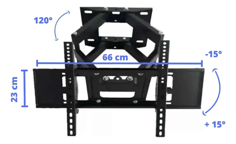 SOPORTE ARTICULADO PARA TV DE 32 A 70 PULGADAS CON 6 BRAZOS - 3