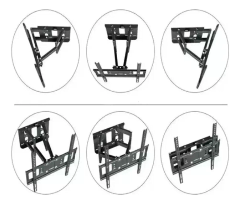 SOPORTE ARTICULADO PARA TV DE 32 A 70 PULGADAS CON 6 BRAZOS - 4