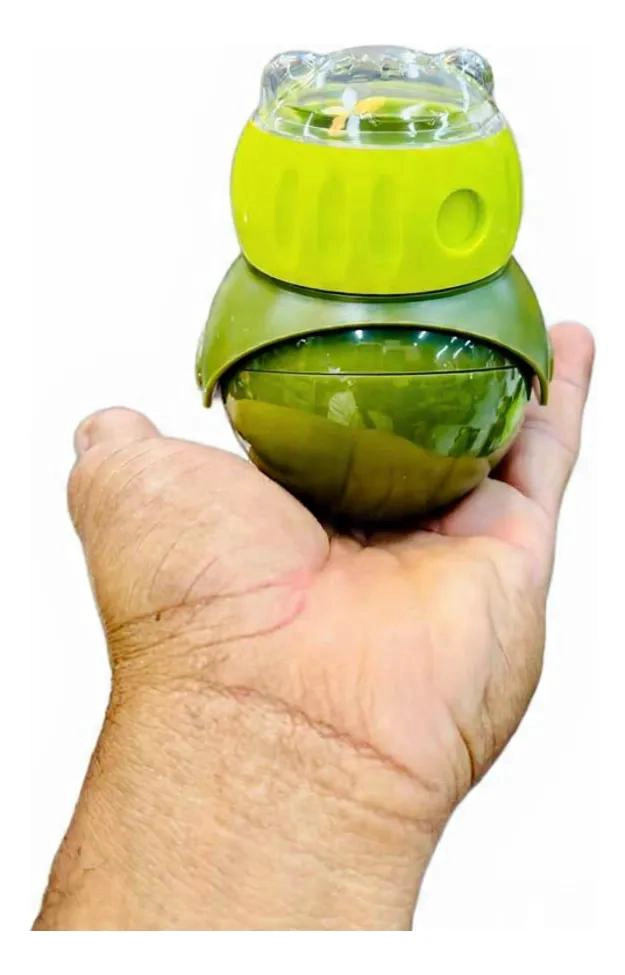 DISPENSADOR DE PREMIOS INTERACTIVO PARA MASCOTAS EN COLOR VERDE - 2