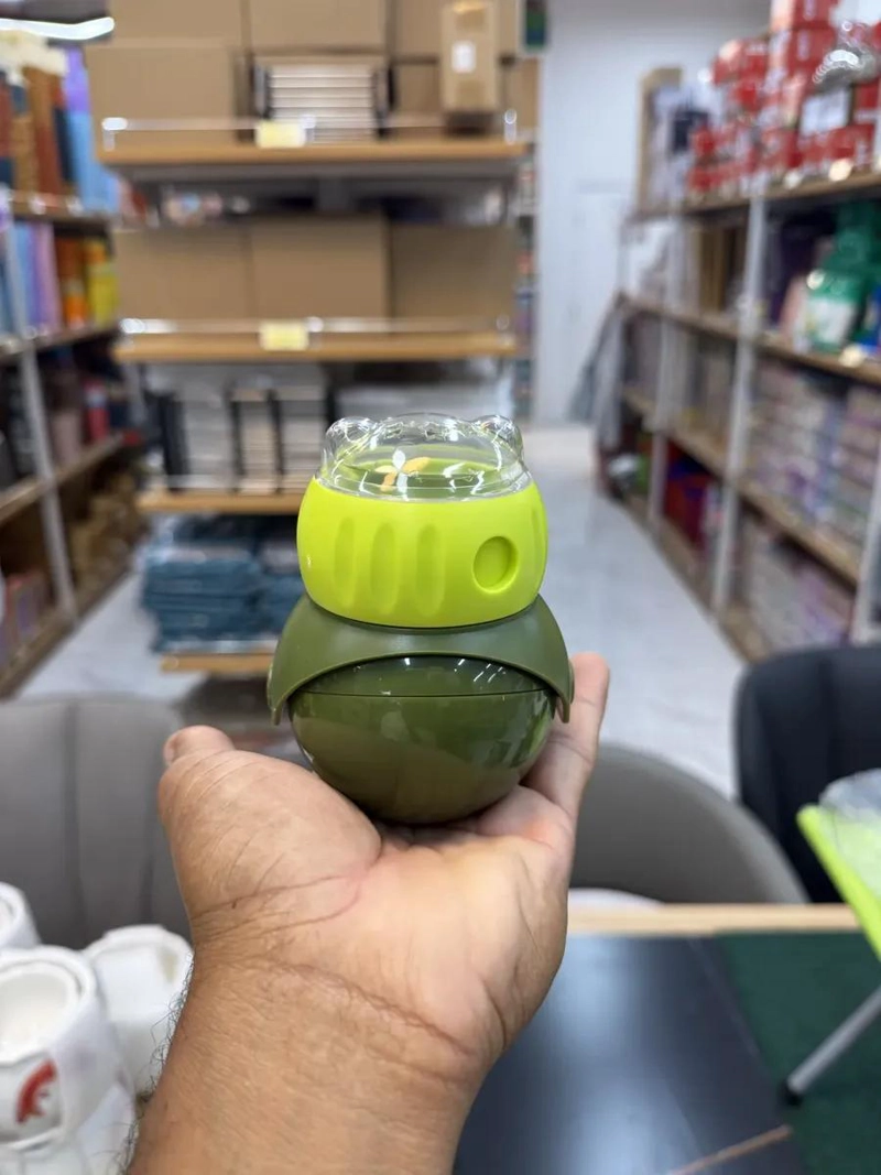 DISPENSADOR DE PREMIOS INTERACTIVO PARA MASCOTAS EN COLOR VERDE - 4