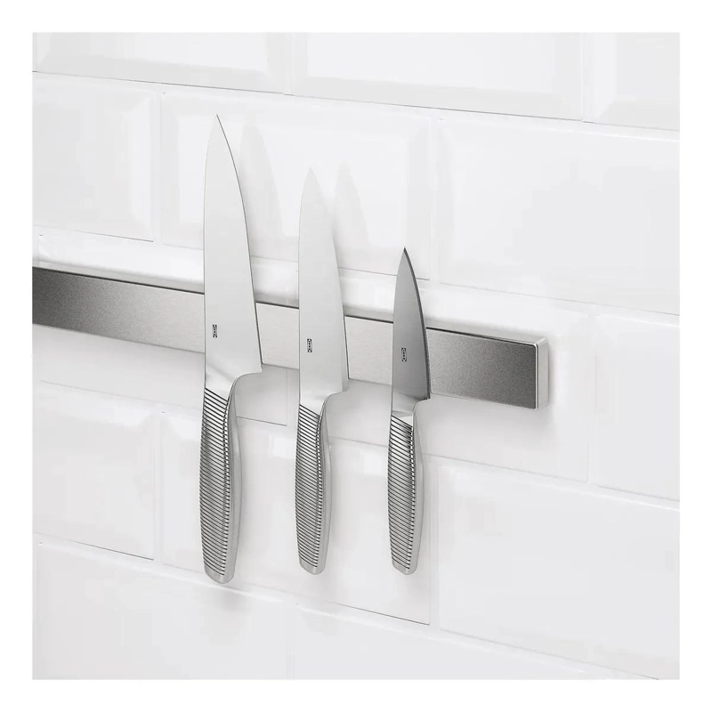 PORTACUCHILLOS MAGNE TICO DE ACERO INOXIDABLE 56 CM PARA COCINA - 5