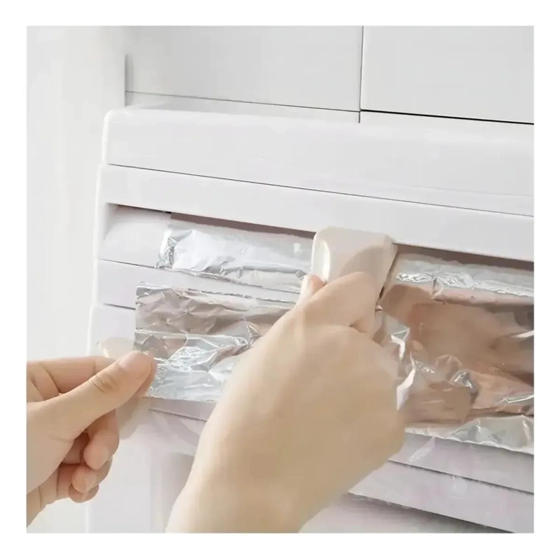 PORTARROLLO DISPENSADOR TRIPLE PARA TOALLAS DE COCINA - 3
