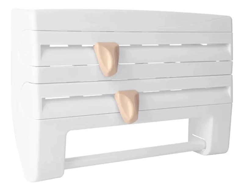 PORTARROLLO DISPENSADOR TRIPLE PARA TOALLAS DE COCINA - 7