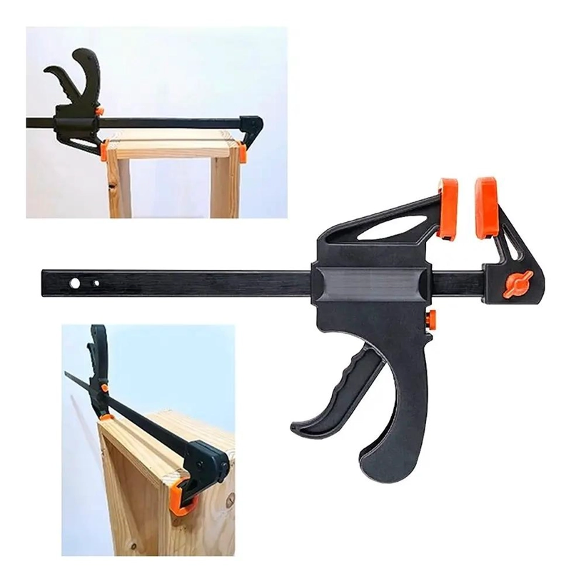 PACK DE 2 PRENSAS RAPIDAS PARA MADERA DE 12 PULGADAS - 4