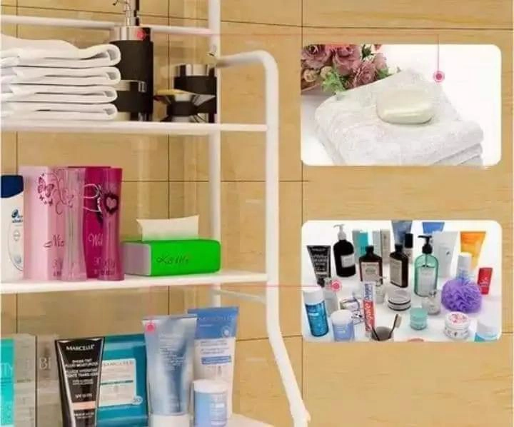 ORGANIZADOR DE DUCHA CON ESTANTES Y GANCHOS PARA BAÑO - 3