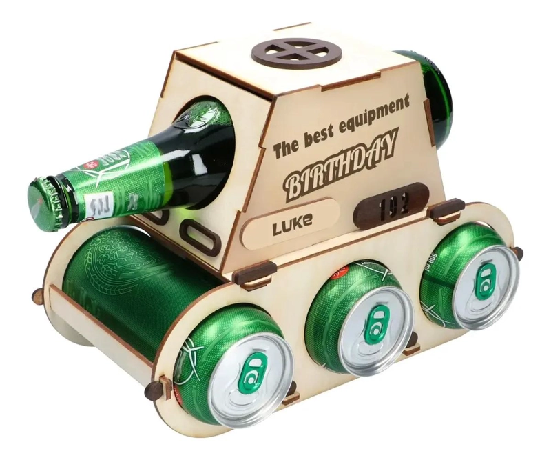 ORGANIZADOR DE BEBIDAS EN MADERA PARA HOGAR - 1