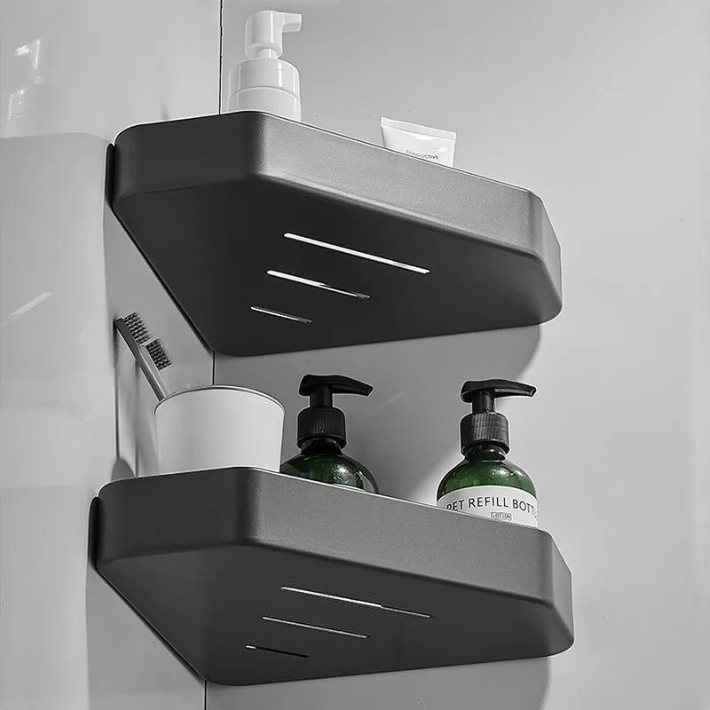 ORGANIZADOR DE DUCHA ESQUINERO DE ALUMINIO PARA BAÑO - 4
