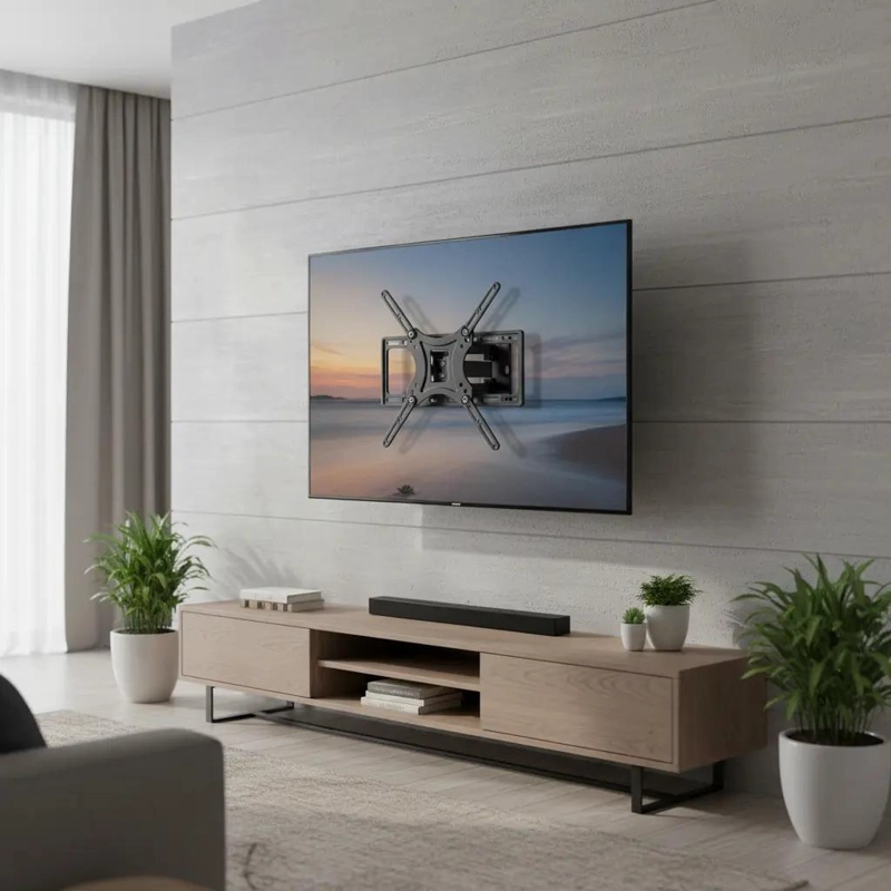 SOPORTE MOVIL PARA TV DE 14 A 55 PULGADAS CON BRAZO AJUSTABLE - 8