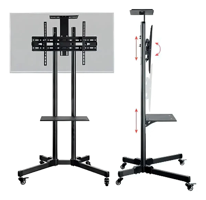 SOPORTE PEDESTAL MOVIL PARA TELEVISORES DE 32 A 75 PULGADAS - 7