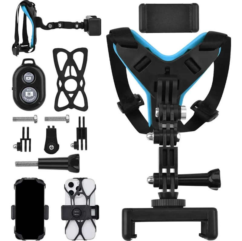 SOPORTE DE BARBILLA PARA CAMARAS DE ACCION Y CELULARES - 3