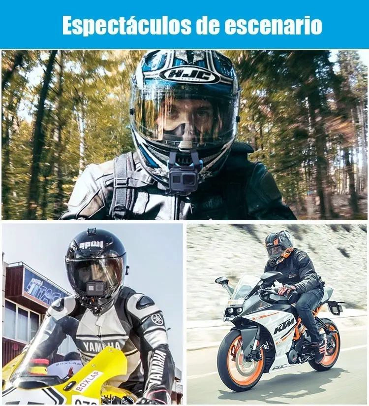 SOPORTE DE BARBILLA PARA CAMARAS DE ACCION Y CELULARES - 9