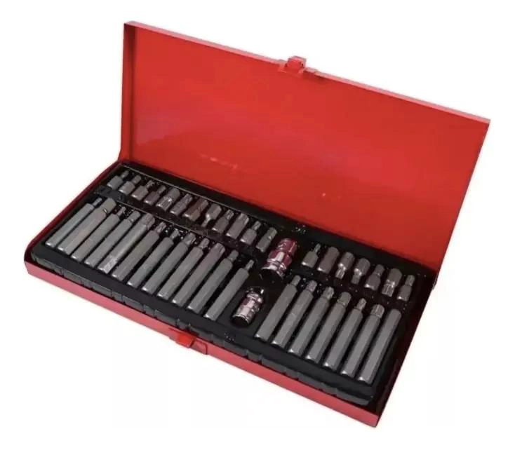KIT DE PUNTAS CORTAS Y LARGAS TORX ALLEN 40 PIEZAS - 2