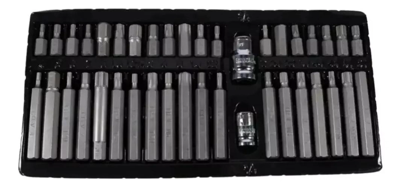KIT DE PUNTAS CORTAS Y LARGAS TORX ALLEN 40 PIEZAS - 4