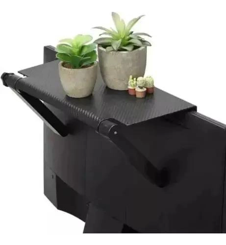 SOPORTE PLEGABLE AJUSTABLE PARA PANTALLA DE TV COLOR NEGRO - 7