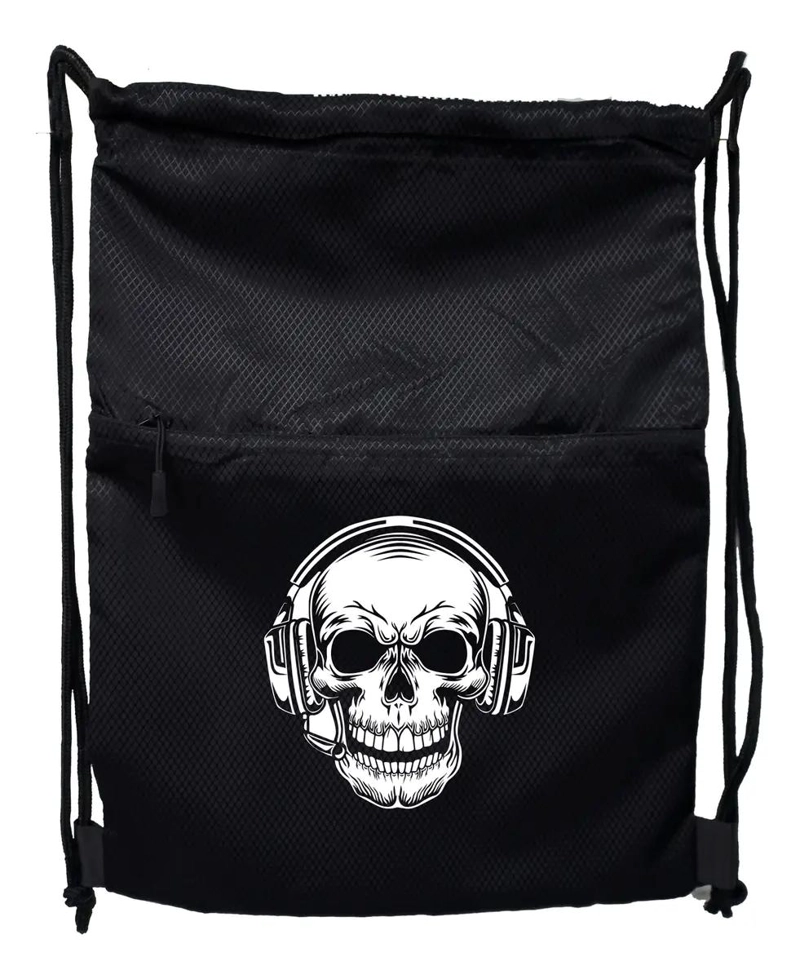 MORRAL TIPO BOLSO CON CIERRE Y COMPARTIMIENTO ADICIONAL - 4