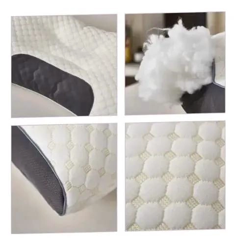 ALMOHADA ERGONOMICA 3D PARA SOPORTE CERVICAL Y DESCANSO SALUDABLE - 4