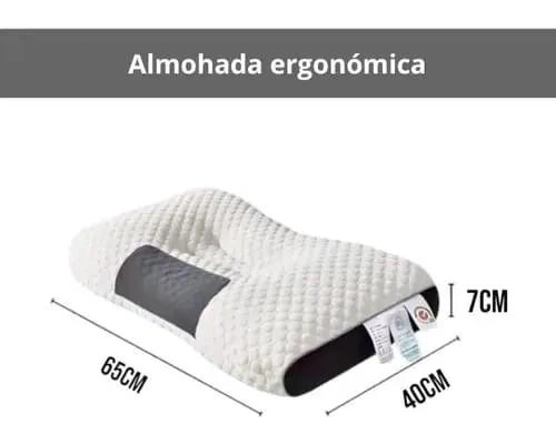 ALMOHADA ERGONOMICA 3D PARA SOPORTE CERVICAL Y DESCANSO SALUDABLE - 5