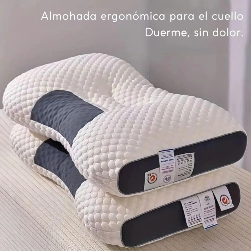 ALMOHADA ERGONOMICA 3D PARA SOPORTE CERVICAL Y DESCANSO SALUDABLE - 7