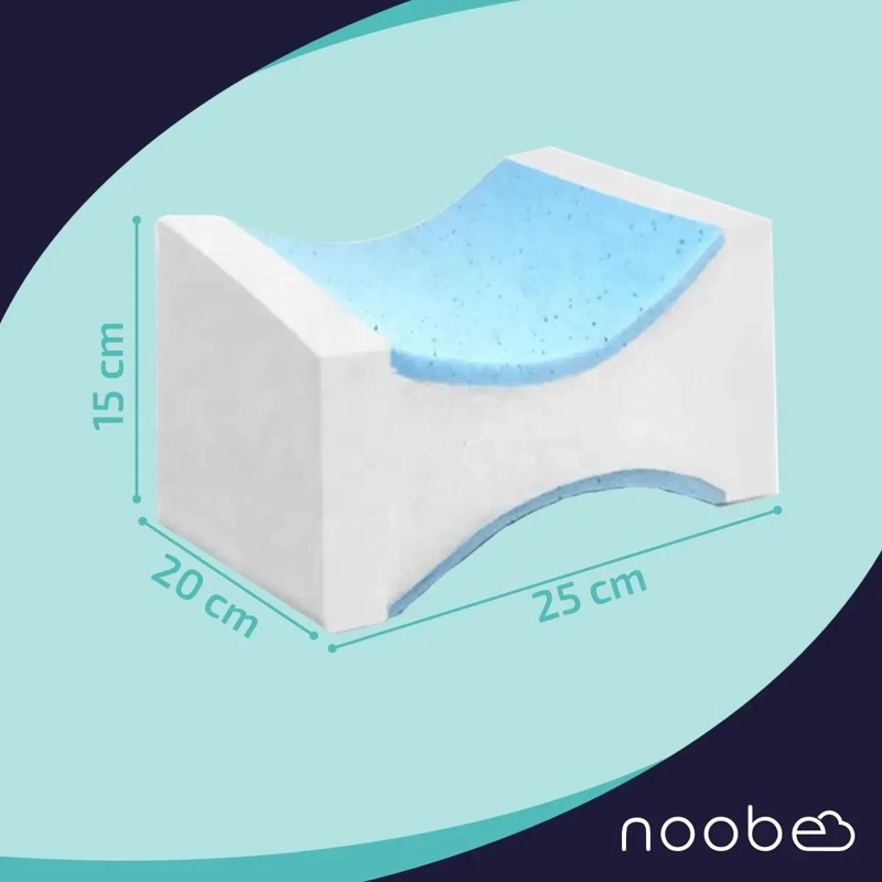 ALMOHADA ORTOPE DICA PARA PIERNAS CON MEMORY FOAM Y GEL FRESCO - 2