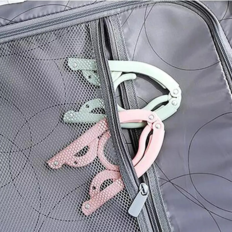 JUEGO DE 5 PERCHEROS PLEGABLES PARA VIAJE - 7