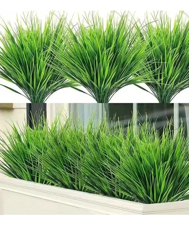 PACK DE 4 HIERBAS ARTIFICIALES PARA DECORACION DE ESPACIOS - 2